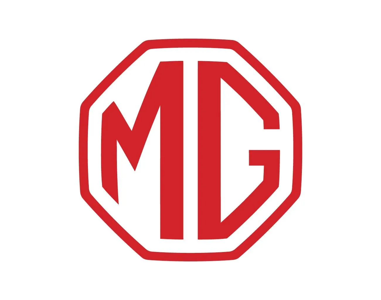 Logo of MG Motors.