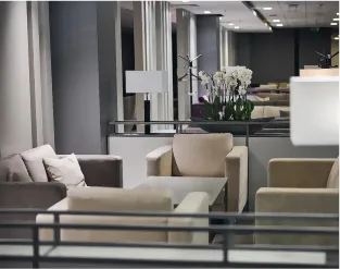 An image of the interior of an airport, indicating the Lounge Access Program with Boubyan's World Mastercard.