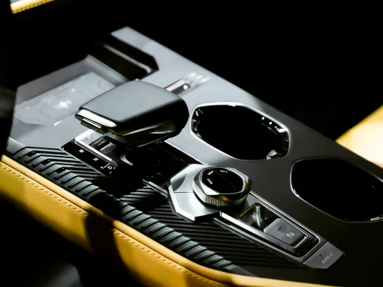 Interior view of a luxury car owned by client financed through Boubyan Auto Finance.