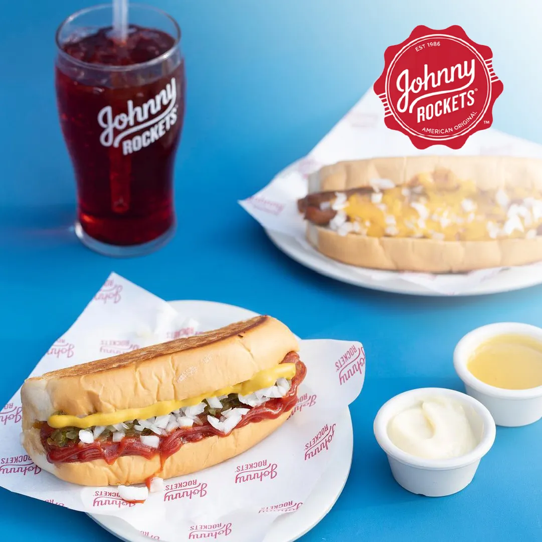 Johnny Rockets discounts and offers available to all PRIME cardholders.